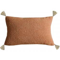 COUSSIN RECTANGULAIRE BOUCLETTE SIENNE 30X50 CM