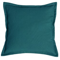 COUSSIN CARRÉ COTON RECYCLÉ 40 CM BLEU