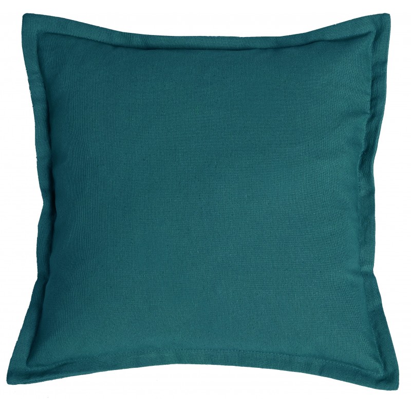 COUSSIN CARRÉ COTON RECYCLÉ 40 CM BLEU