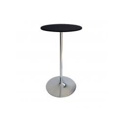 TABLE MANGE DEBOUT RONDE MODULO NOIR