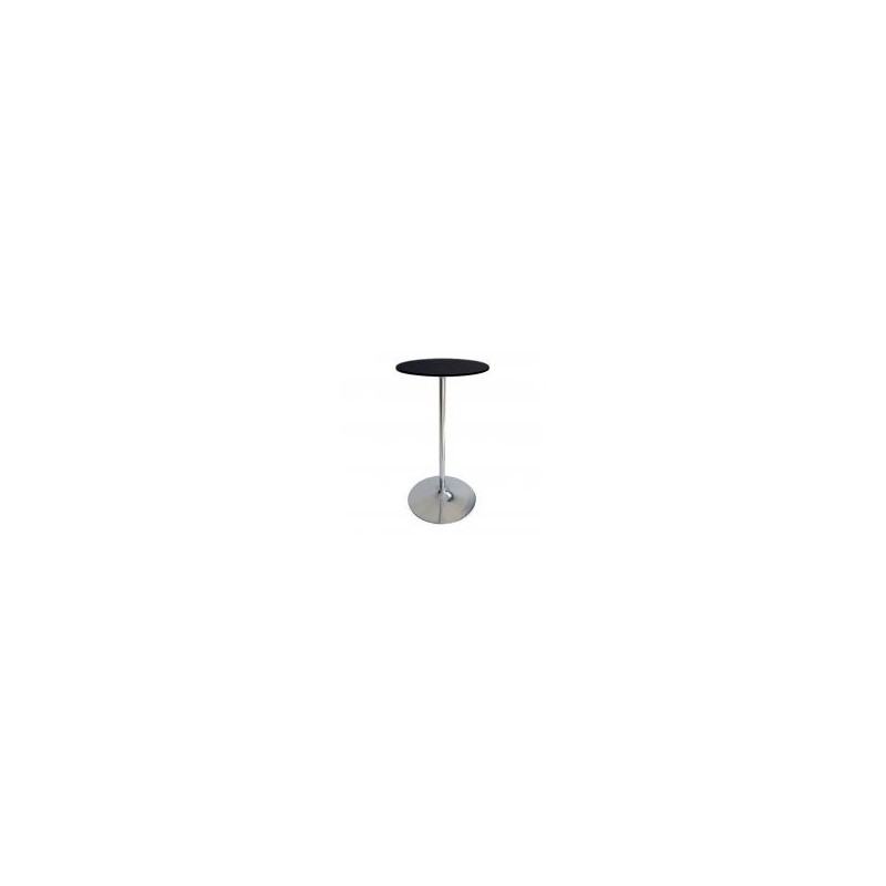 TABLE MANGE DEBOUT RONDE MODULO NOIR