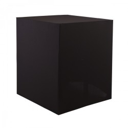 TABLE BUFFET CARRÉE BOX 90 CM HOUSSÉE NOIRE