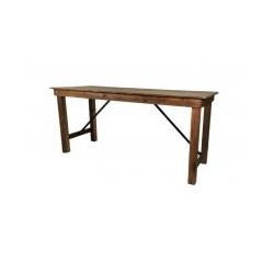 TABLE BUFFET RECTANGULAIRE EN BOIS MASSIF 232 CM