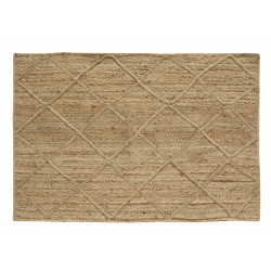 TAPIS RECTANGULAIRE EN JUTE NATUREL CROISILLONS 120X180 CM