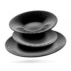 ASSIETTE MODULO NATUREL NOIR