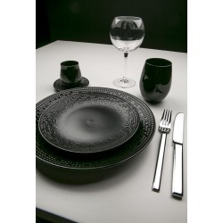 ASSIETTE MODULO NATUREL NOIR