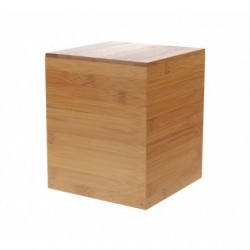 REHAUSSE CUBE NATUREL EN BAMBOU