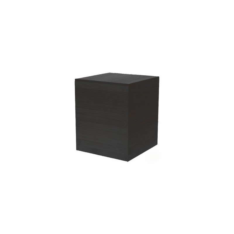 REHAUSSE CUBE NOIRE EN BAMBOU