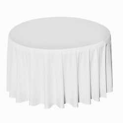 NAPPE RONDE BLANCHE 280 CM