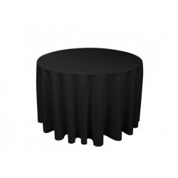 NAPPE RONDE NOIRE 280 CM