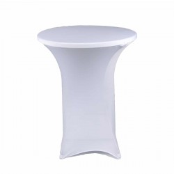 HOUSSE LYCRA BLANCHE POUR MANGE DEBOUT 60 CM