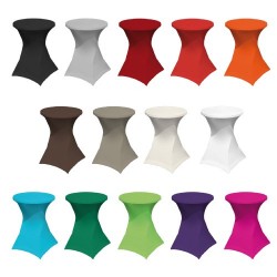 HOUSSE LYCRA COULEUR POUR MANGE DEBOUT 60 CM