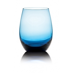 VERRE GOBELET BLEU DROP