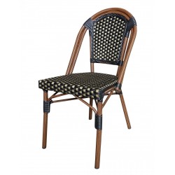 CHAISE BISTROT NOIRE ET DORÉE