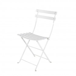 CHAISE PLIANTE SQUARE BLANCHE