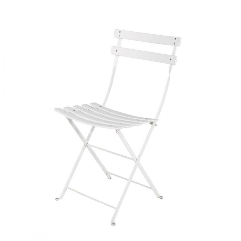 CHAISE PLIANTE SQUARE BLANCHE