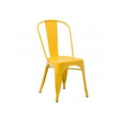 CHAISE TOLIX METAL JAUNE