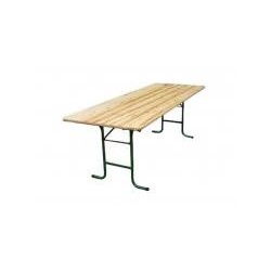 TABLE RECTANGULAIRE KERMESSE BOIS 220 CM