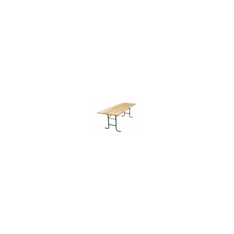 TABLE RECTANGULAIRE KERMESSE BOIS 220 CM