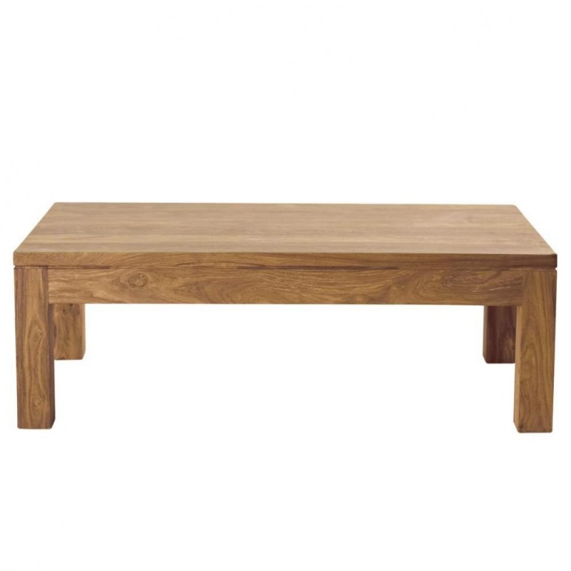 TABLE BASSE RECTANGULAIRE EN BOIS MASSIF