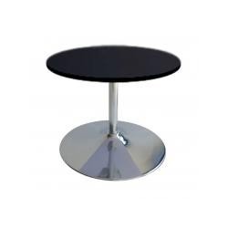 TABLE BASSE RONDE MODULO PLATEAU NOIR