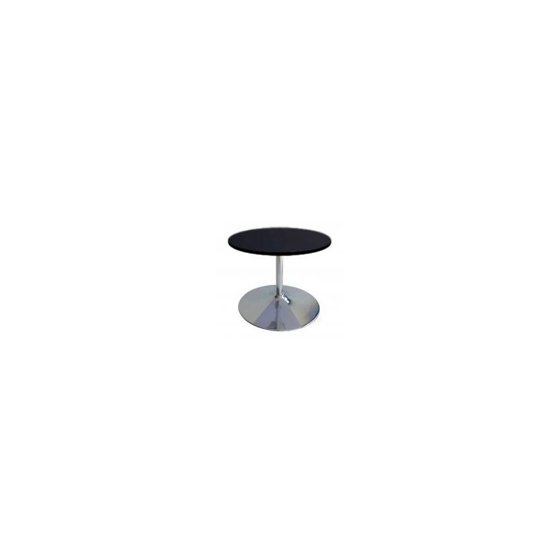 TABLE BASSE RONDE MODULO PLATEAU NOIR